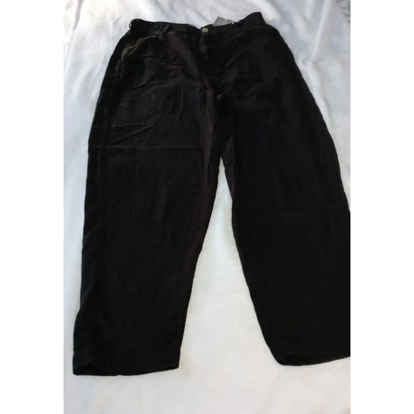 Everlane The Tencel Relaxed Chino Pant Black Soft Pockets Size 16 NWT - Picture 9 of 14